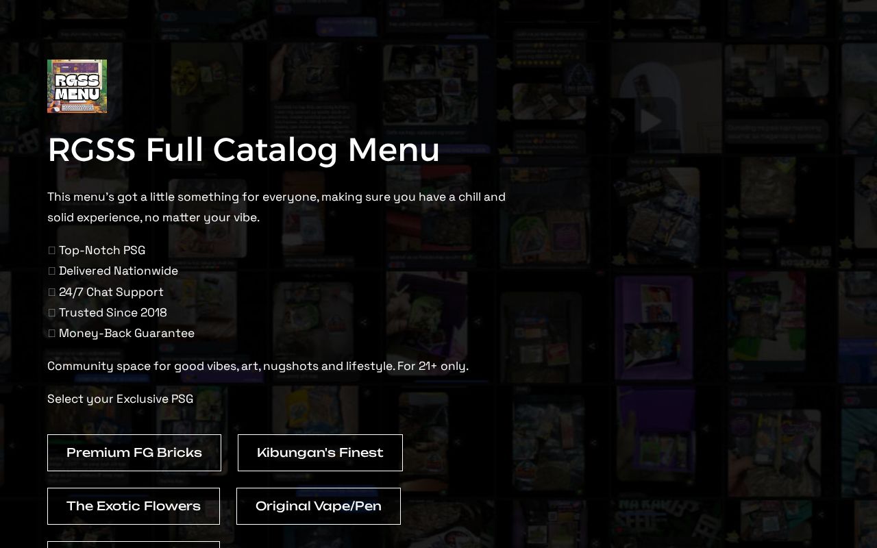 The RGSS Menu Catalog